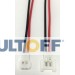 Connector 2.0-2p 150mm M+F 12V / 24V