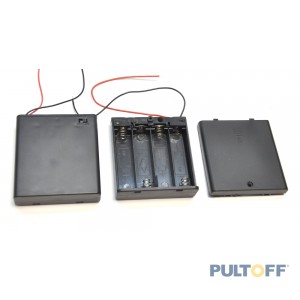 AA x4 met SCHAKELAAR voor 6V 70,6x64,6x19,5mm