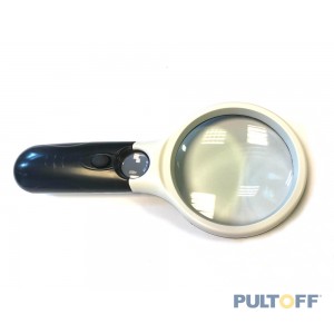 vergrootglas met 3 led 6902AB/3x, x45