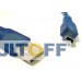 USB 2.0 to mini USB  30 cm blauw data