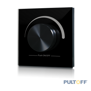 SR-2805R wall dimmer 3V, een kleur, zwart, Sunricher SR-2805R wall dimmer 3V, een kleur, zwart, Sunricher
