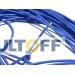 24AWG 1pin Blau, 200 C, Silicon 1m #271