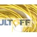 24AWG 1pin Geel, 200 C , Silicon 1m #272