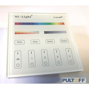 RGB+CCT, T4, RF, Mi-Light, Bedieningspaneel, AC220V RGB+CCT, T4, RF, Mi-Light, Bedieningspaneel, AC220V