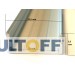 ALUMINIUM dubbel onbouw matt U-PROFIL 1m