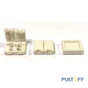 8mm, 2Pin, Connector IP20 wit plastic 8mm, 2Pin, Connector IP20 wit plastic