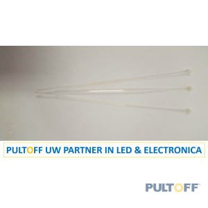 3X150MM WITTE, NYLON CABLE TIES