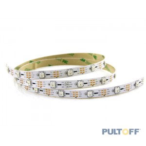 WS2812B, RGB 5050 I.C. 60 leds/m 5V, 3pin
