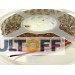 3528 oranje kleur, 60  leds/m, 12V, 8mm, witte fpc, IP20,