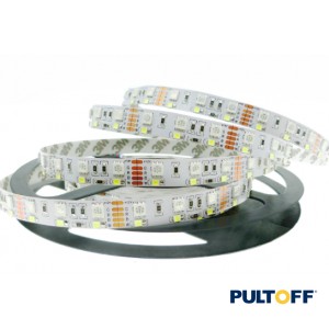 5050 RGB+3528 warm witte 3000K , 24V 12mm witte 1m, 5pin 5050 RGB+3528 warm witte 3000K , 24V 12mm witte 1m, 5pin