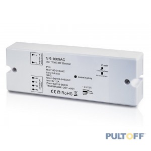 SR-1009AC-SWITCH voor 220V led strip1CH 1,2A out, Sunricher SR-1009AC-SWITCH voor 220V led strip1CH 1,2A out, Sunricher