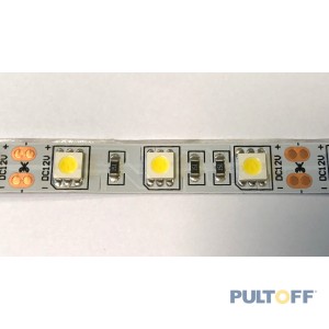 5050 normaal witte, 60 leds/m 12V, IP20, 10mm, 2pin 5050 normaal witte, 60 leds/m 12V, IP20, 10mm, 2pin
