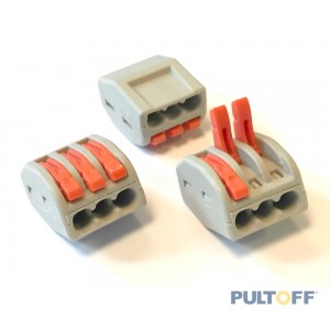 3pin connector WANGO 250V 0,75-2,5A