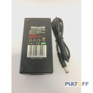 12V 5A plastic casing met snoer, jack 5.5x2.1mm DC aansluiting 12V 5A plastic casing met snoer, jack 5.5x2.1mm DC aansluiting