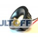 3W  inbouwspot Ф31,5mm Zwart COB LED Wit 4000K 220V Dimbaar