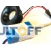 3W  inbouwspot Ф31,5mm Zwart COB LED Wit 4000K 220V Dimbaar