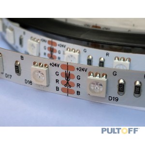 5050 RGB 60 leds/m 24V, Refond merk LEDs, beste kwaliteit 5050 RGB 60 leds/m 24V, Refond merk LEDs, beste kwaliteit