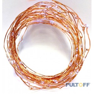 CW 10led/m, 3V, 2pin , 10m = 0,29A